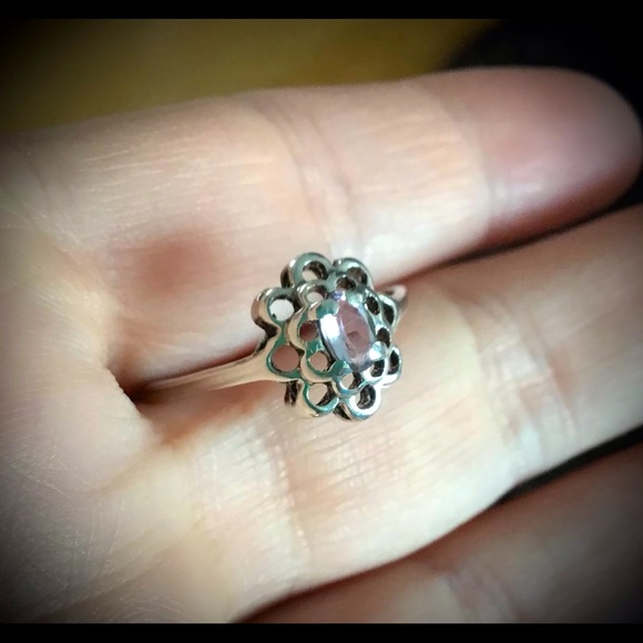 Lovely lavender amethyst and silver ring - Picture 6 of 7